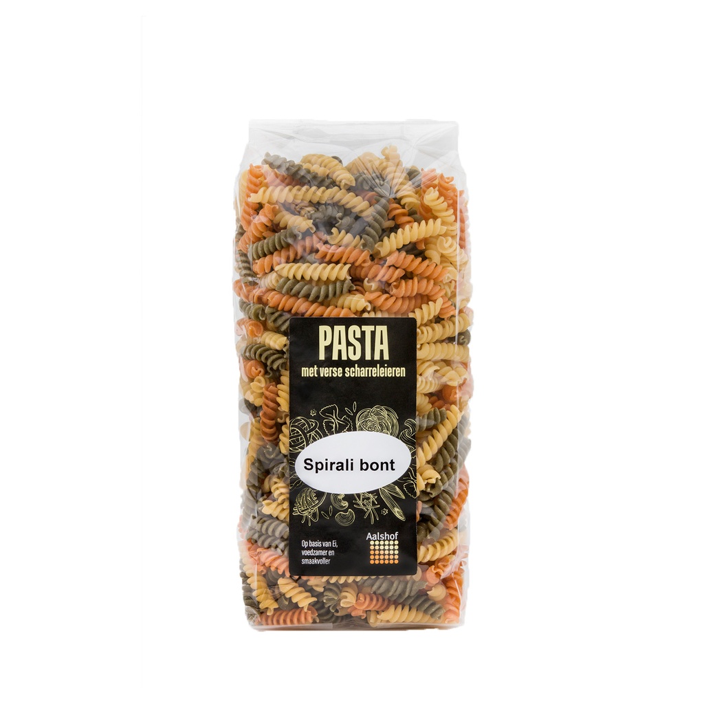 Aalshof - 3 kleuren Bonte Spirali 500 g    