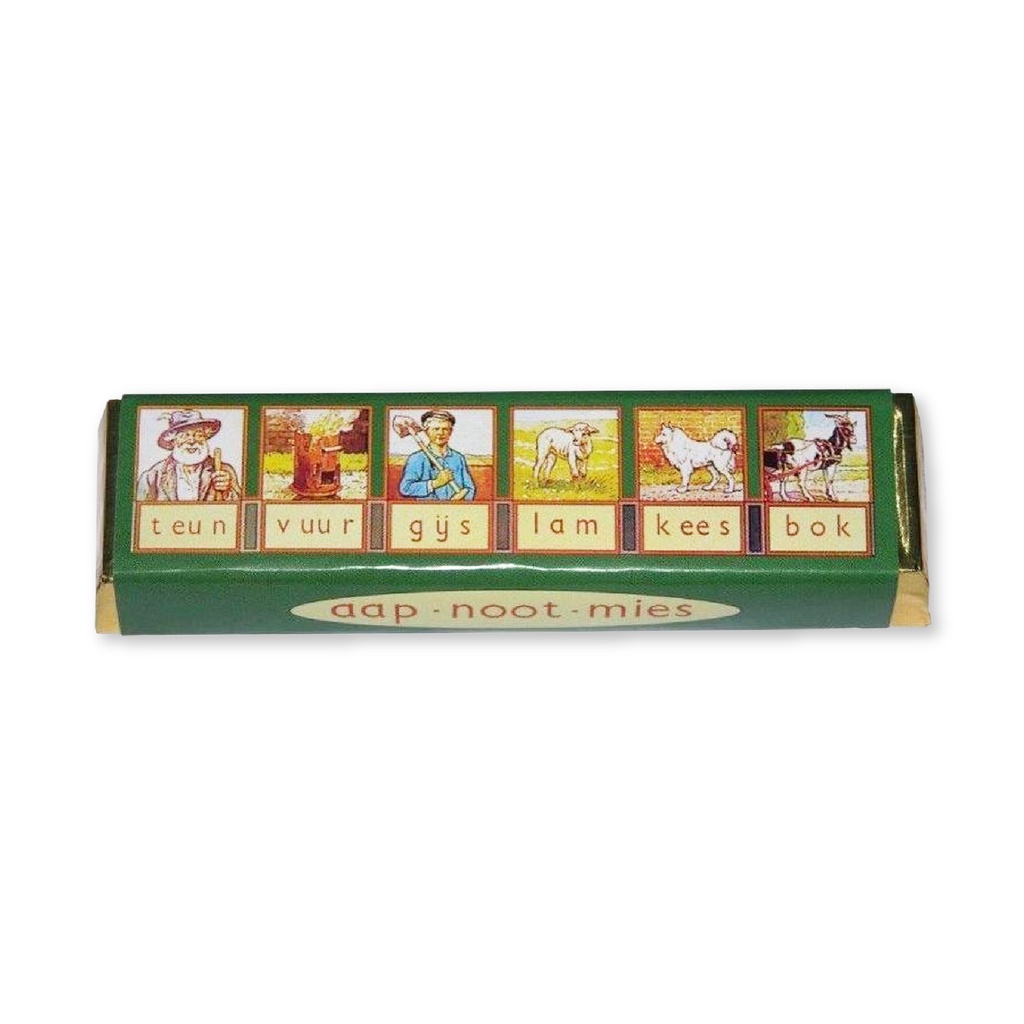 Aap-Noot-Mies - Reep Chocolade 70 g      