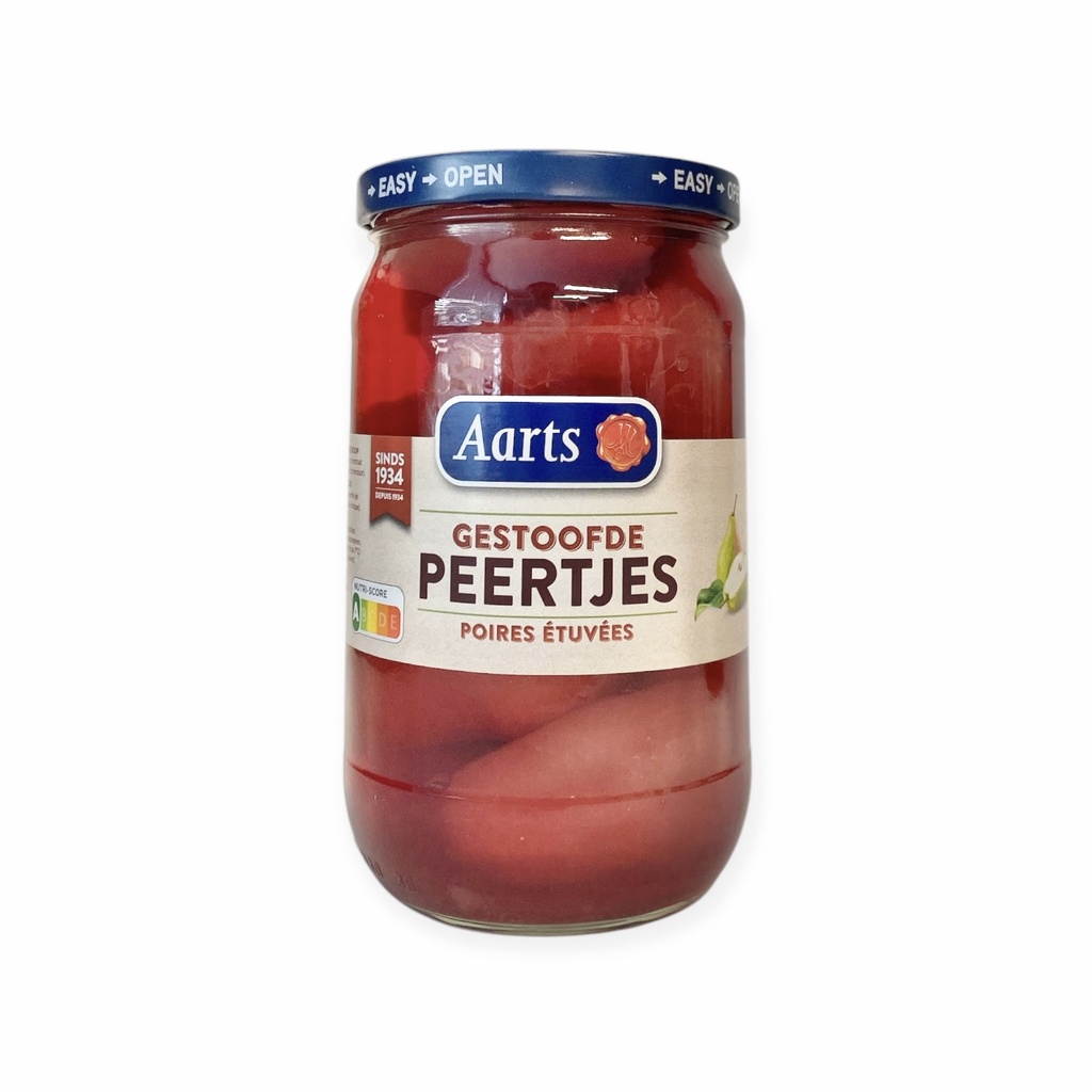 Aarts - Gestoofde peren rood 720g     