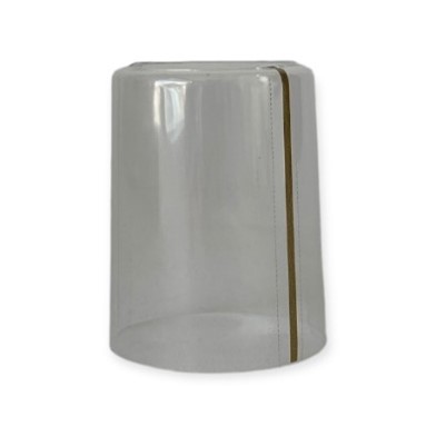 Alle sluitingen - krimphoes groot doorzichtig      