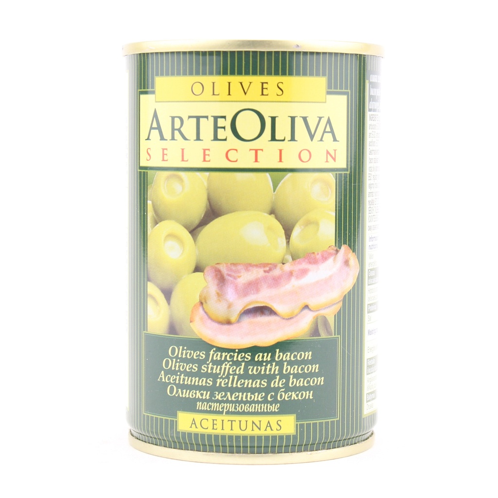 Arte Oliva - Oliva olijven met bacon 300 g   