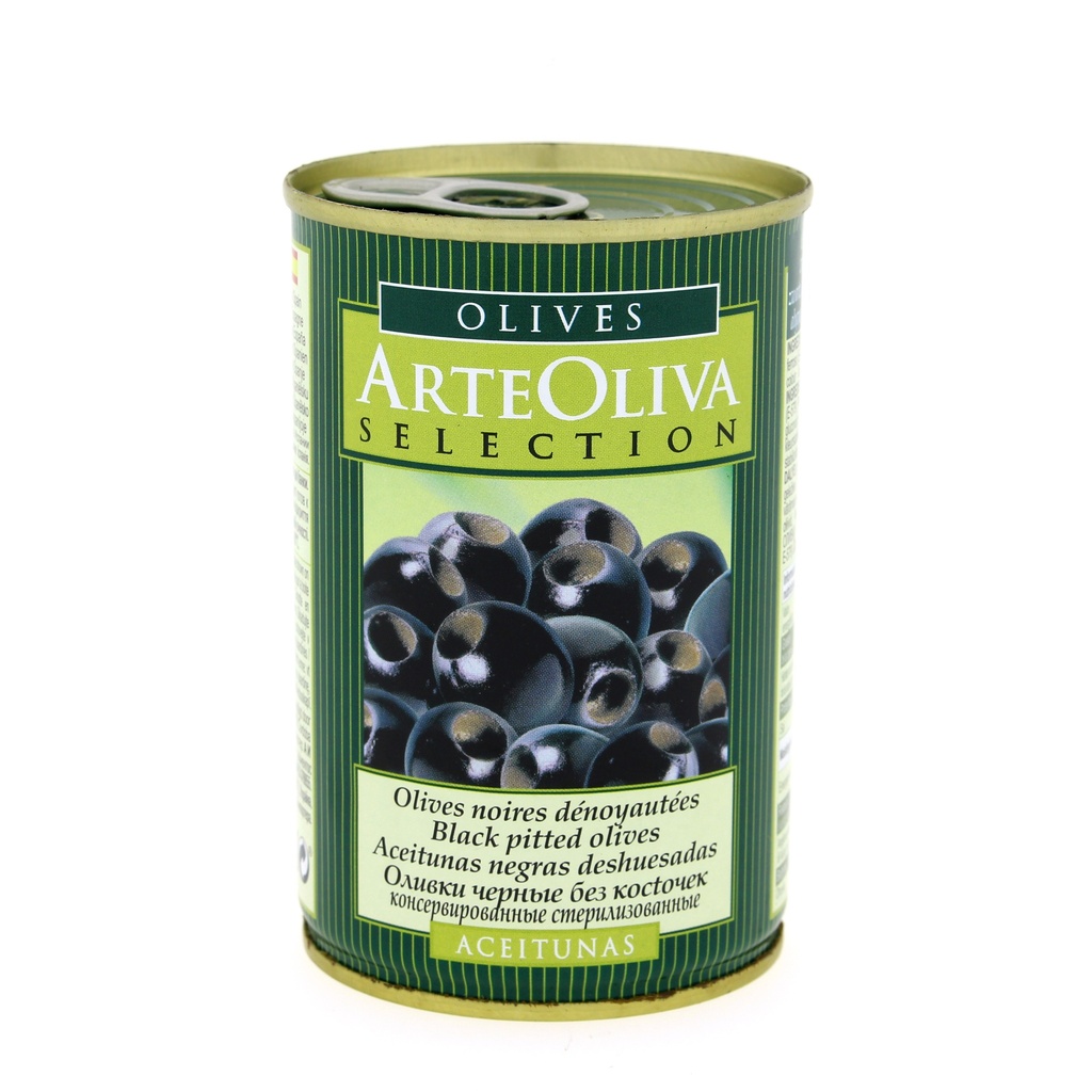 Arte Oliva - Oliva olijven zwart zonder pit 300 g   