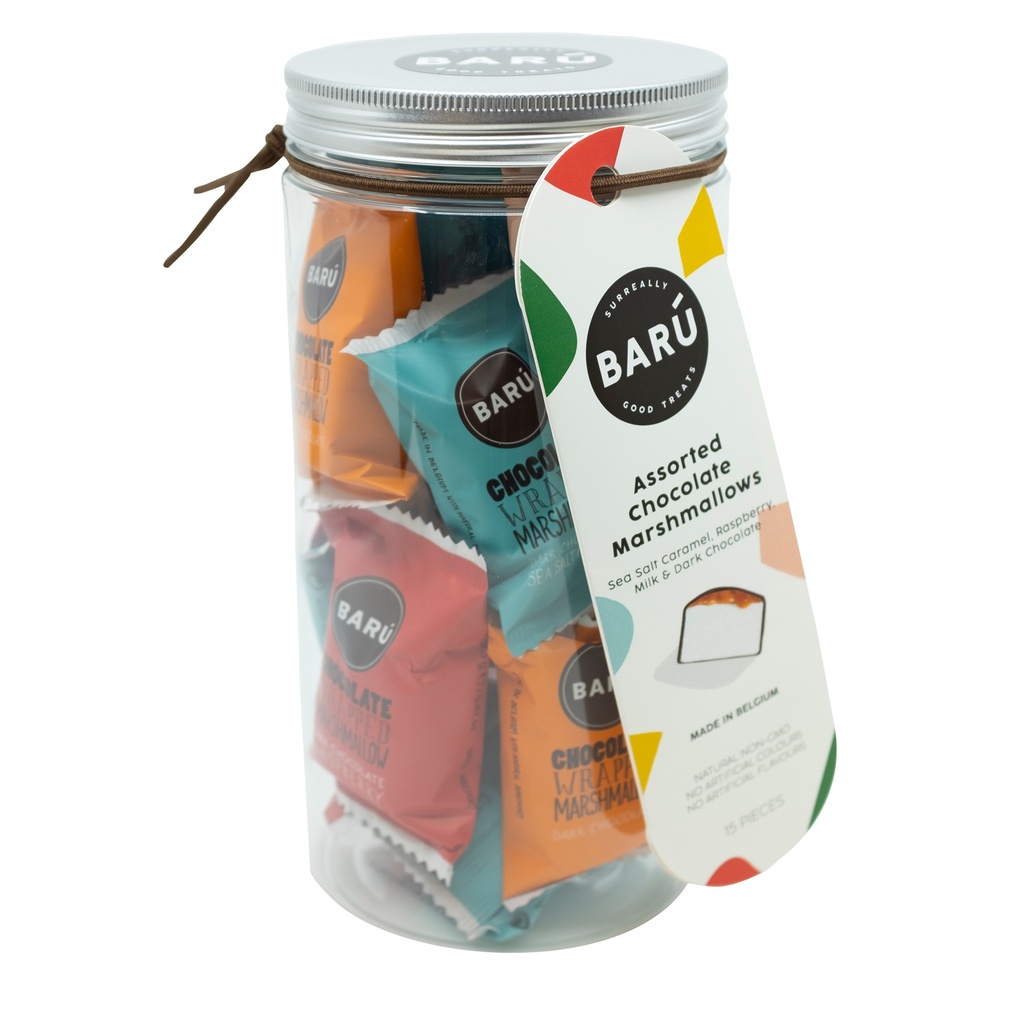 Barú - Gift Jar Marshmallow Assorted Flavour 208 g  