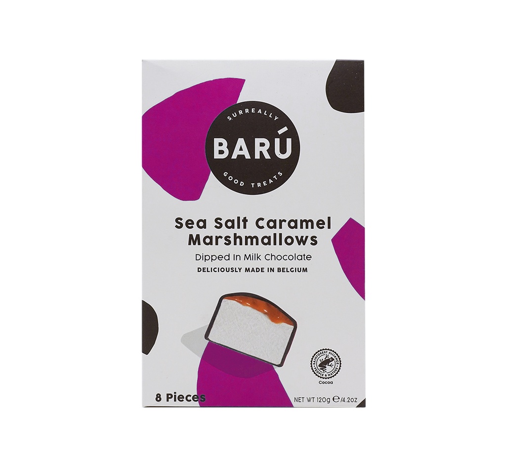 Barú - Milk Chocolate Marshm Sea Salt Car. 120 g 
