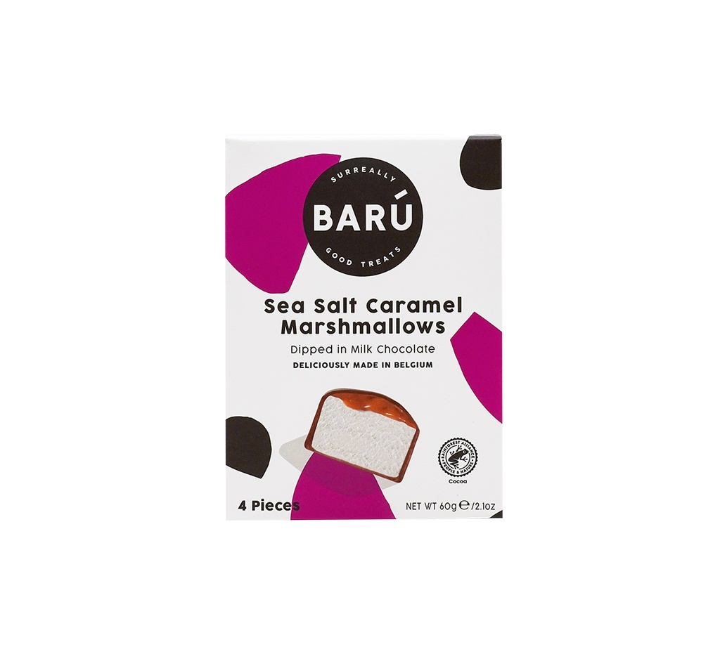 Barú - Milk Chocolate Marshmallow Sea Salt Car. 60 g  