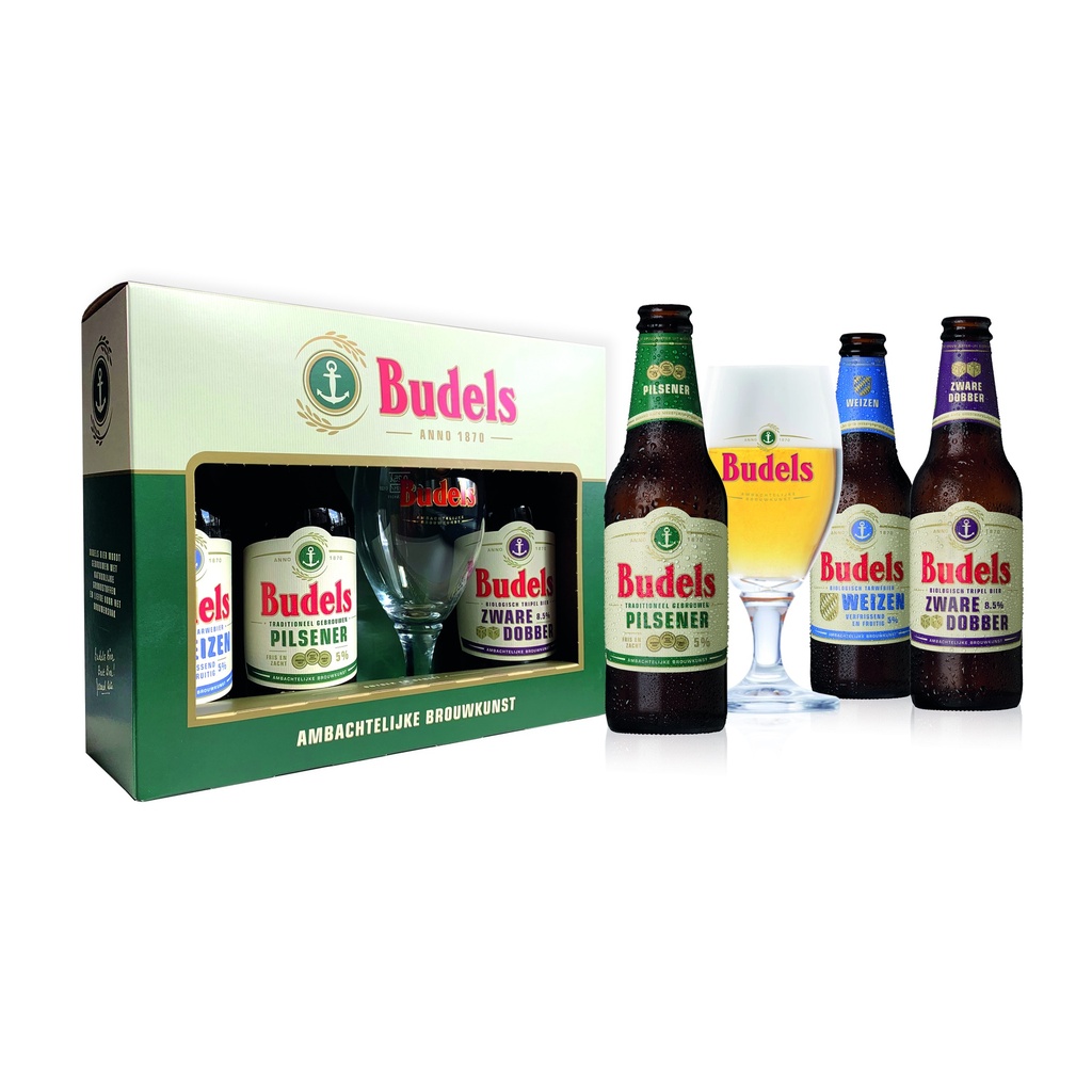 Budels - Ambachtelijk bierpakket 3 x 30 cl      