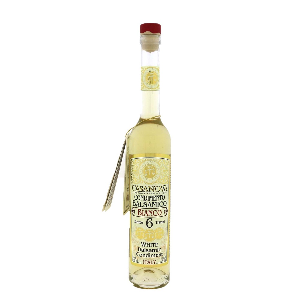 Casanova - Witte balsamico condiment 6 100 ml    