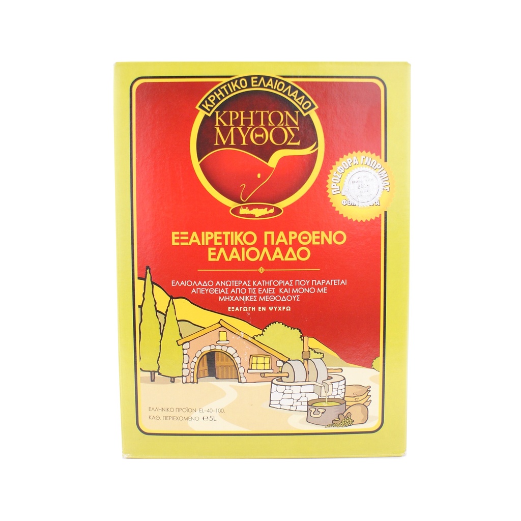 Cretan Mythos - Extra Vergine Olijfolie Bag in Box 5 L    