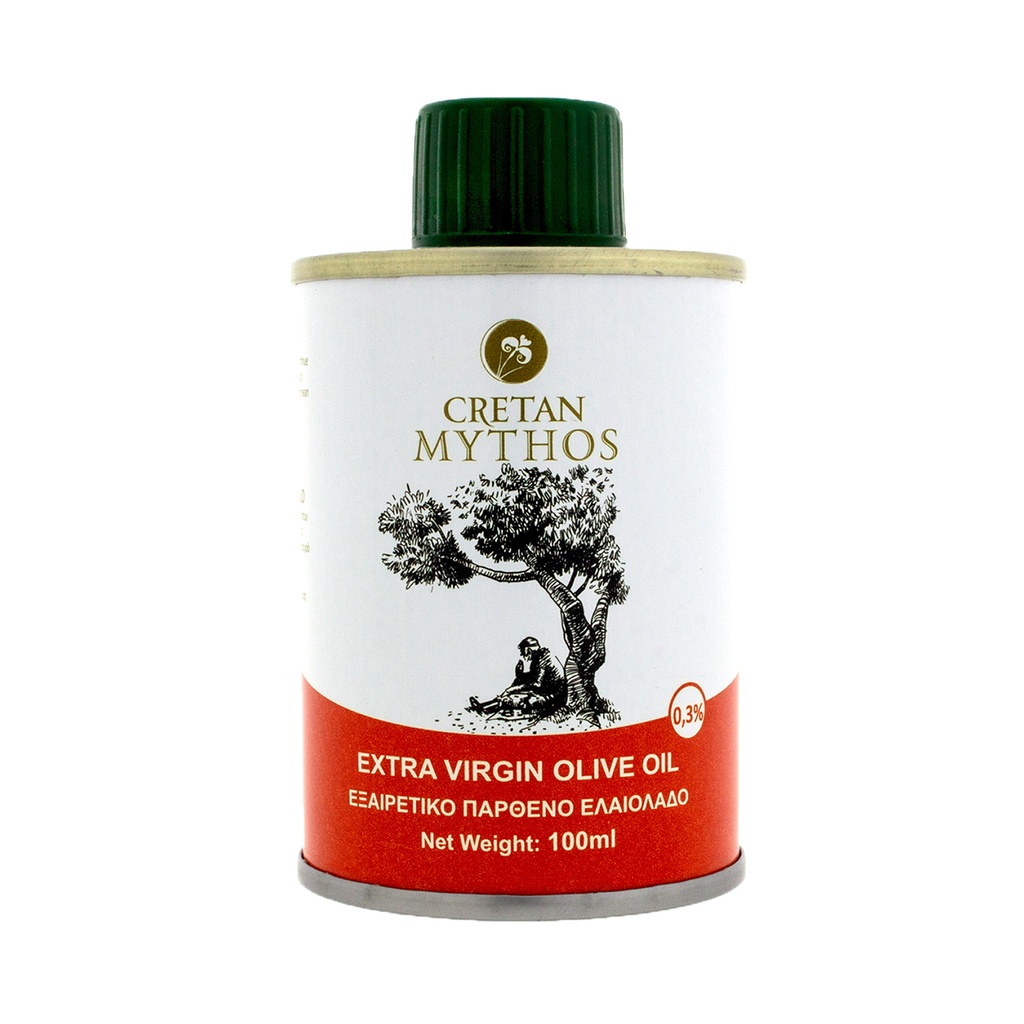 Cretan Mythos - Extra Vergine olijfolie blik 100 ml     