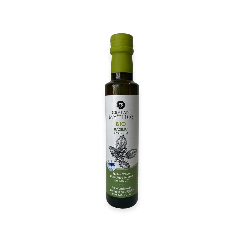 Cretan Mythos - Olijfolie Basilicum Dorica 250 ml BIO    