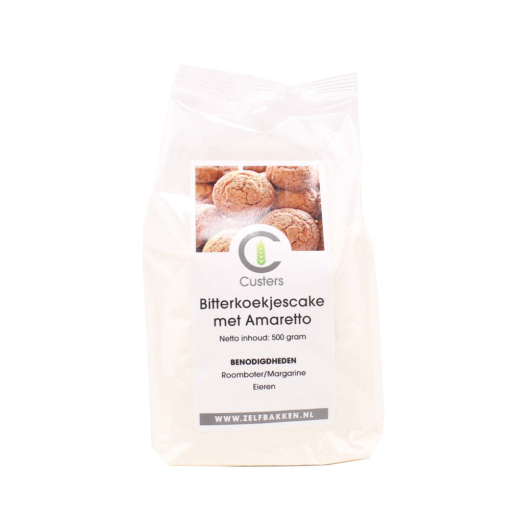 Custers - Cakemix amaretto bitterkoekjes 500 g    