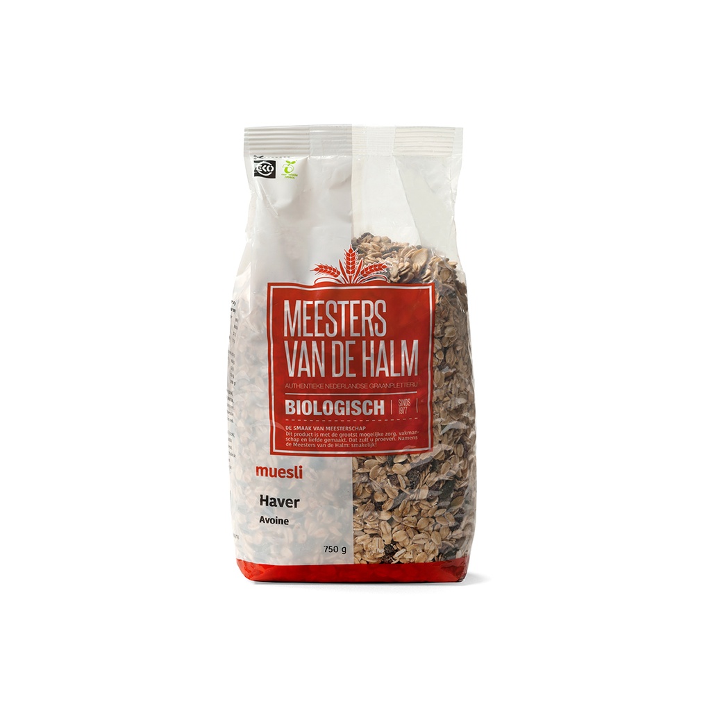 De Halm - Havermuesli BIO 750 g     