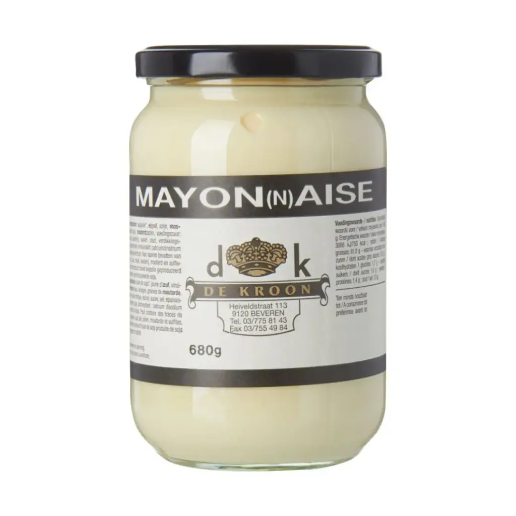 De Kroon - mayonaise groot 680 ml     