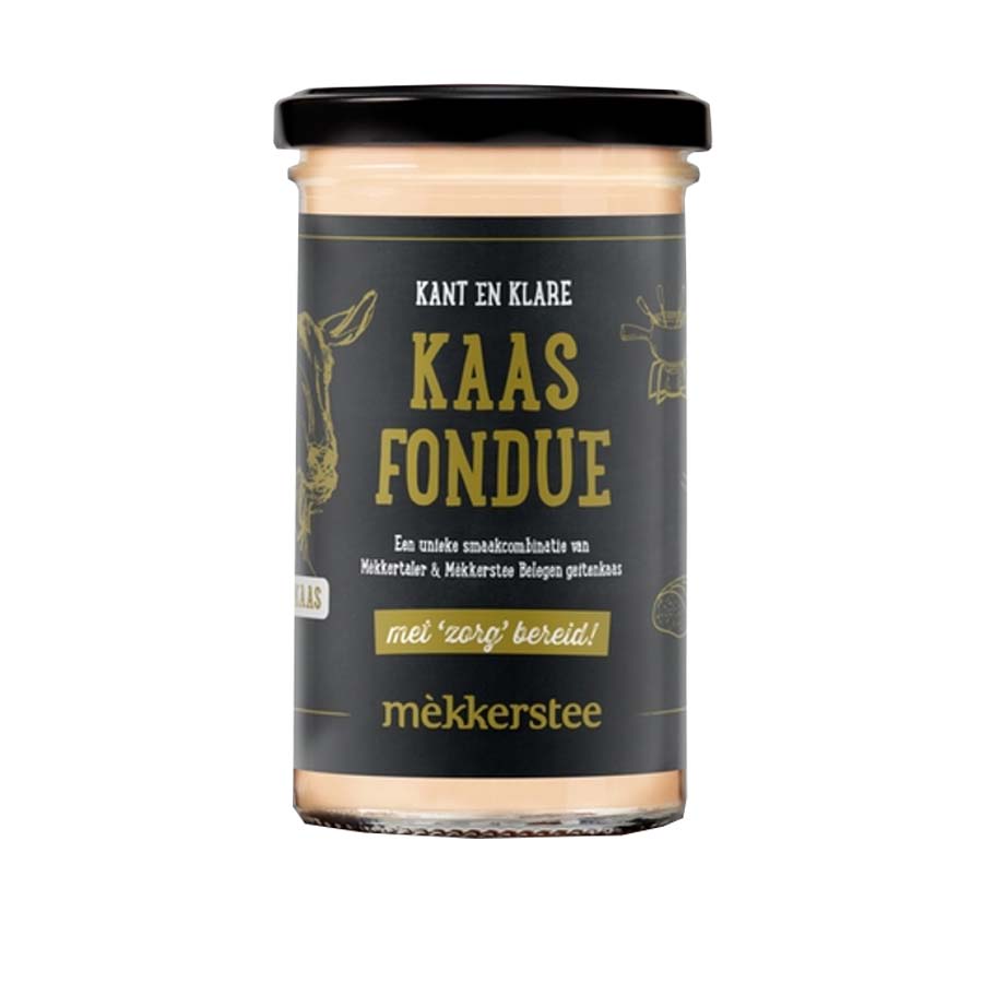 De Mekkerstee - Geitenkaasfondue BIO 380 ml     