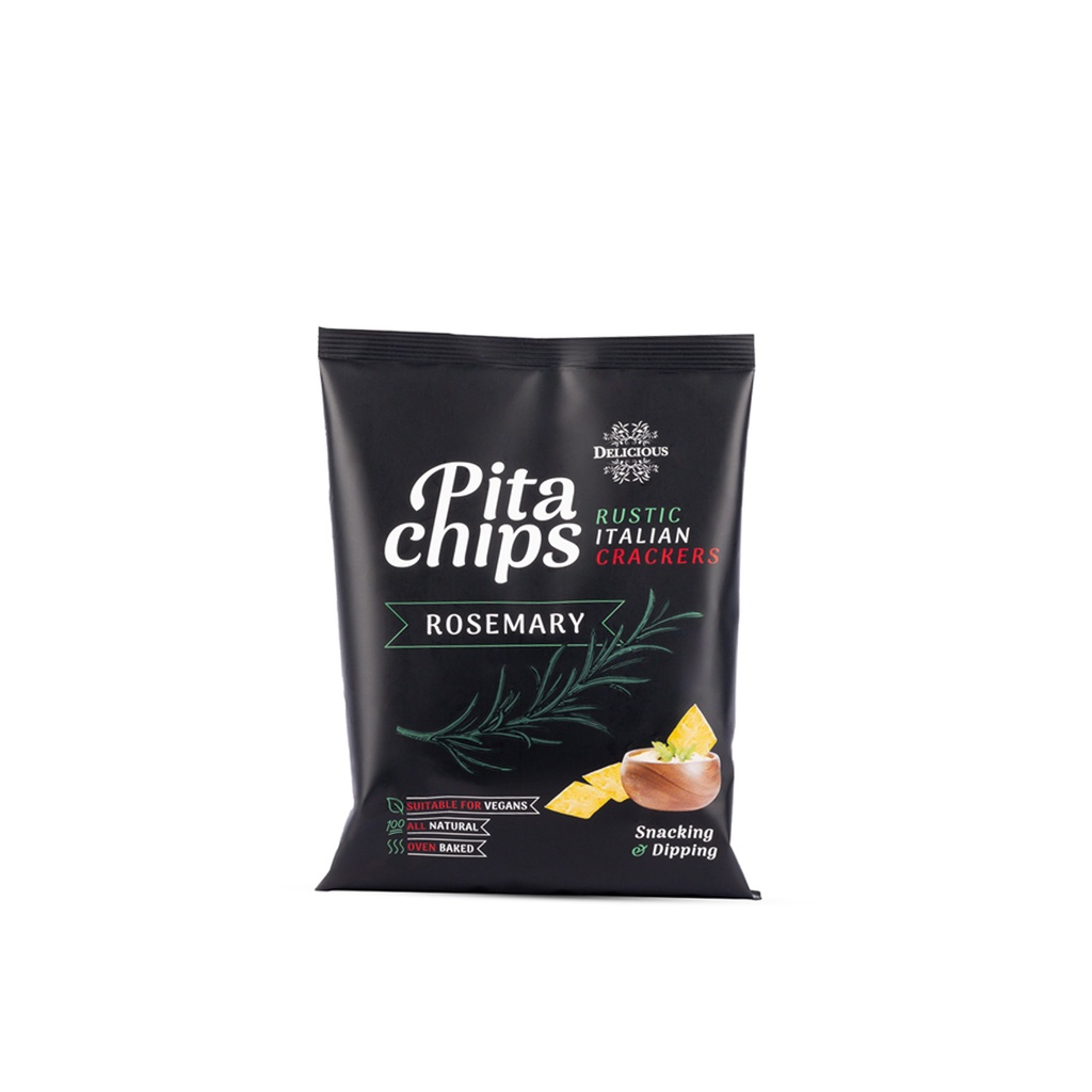 Delicious Food and Gourmet - Pita Chips Rosemary 80 g   