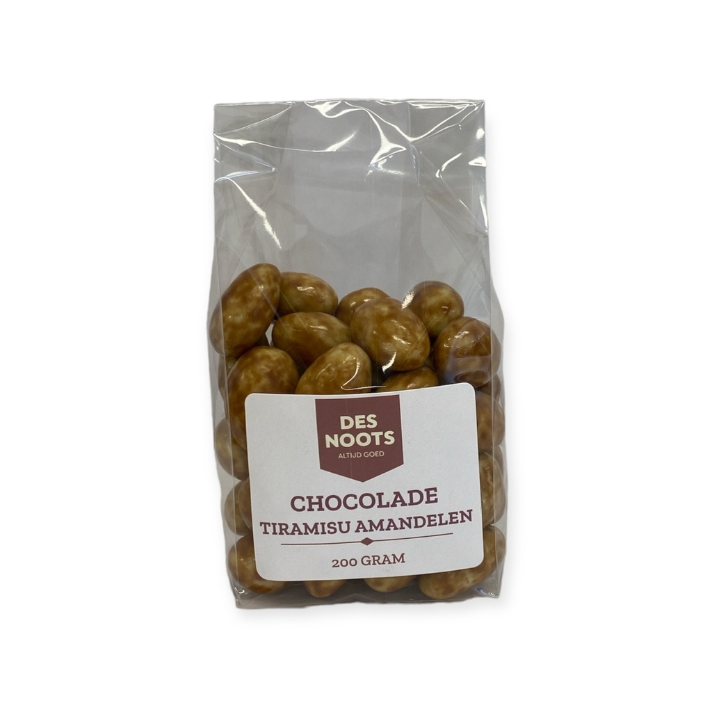 Des Noots - Chocolade Tiramisu amandelen 200 g    