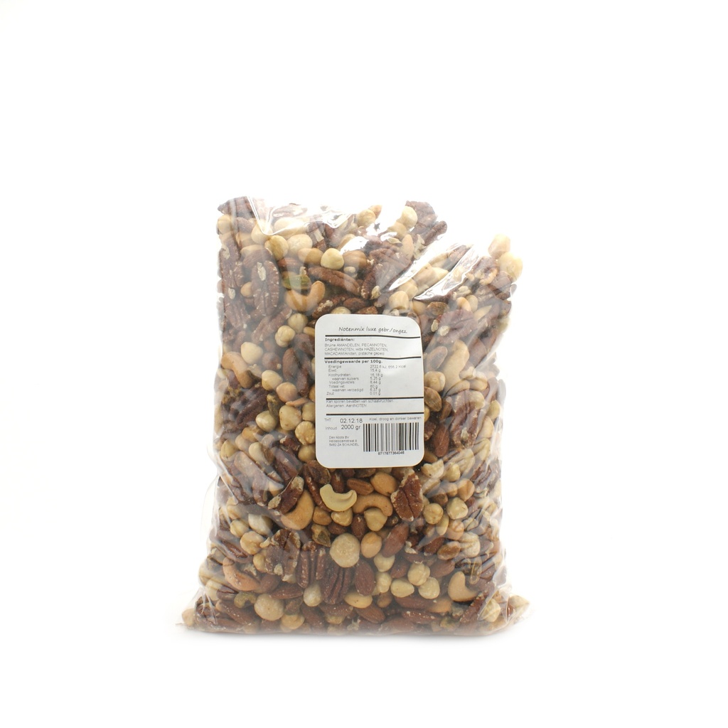 Des Noots - Notenmix Luxe gebrand - gezouten 2kg    