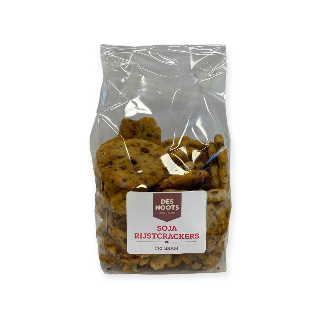 Des Noots - Soja rijstcrackers 170 g   
