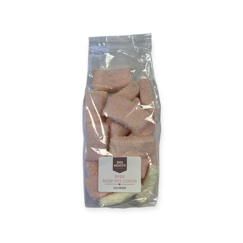Des Noots - Spek rose wit cocos 220 g  
