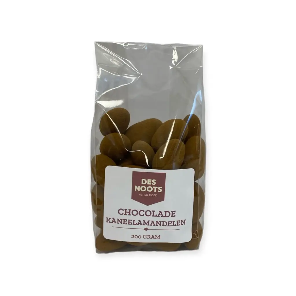 Des Noots - Chocolade kaneelamandelen 200 g    