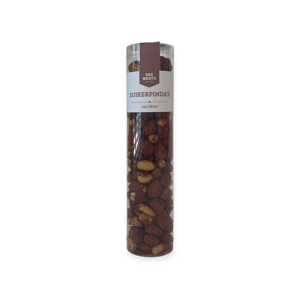 Des Noots - suikerpinda's koker 225 g    