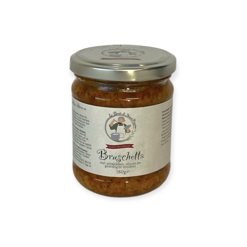 Di Nonna Pippina - Bruschetta Artisjok, Olijf, Tomaat 180 g