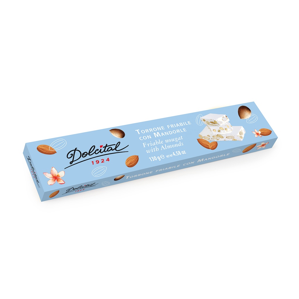 Dolcital - Torrone Friabile Mandorle 130 g 