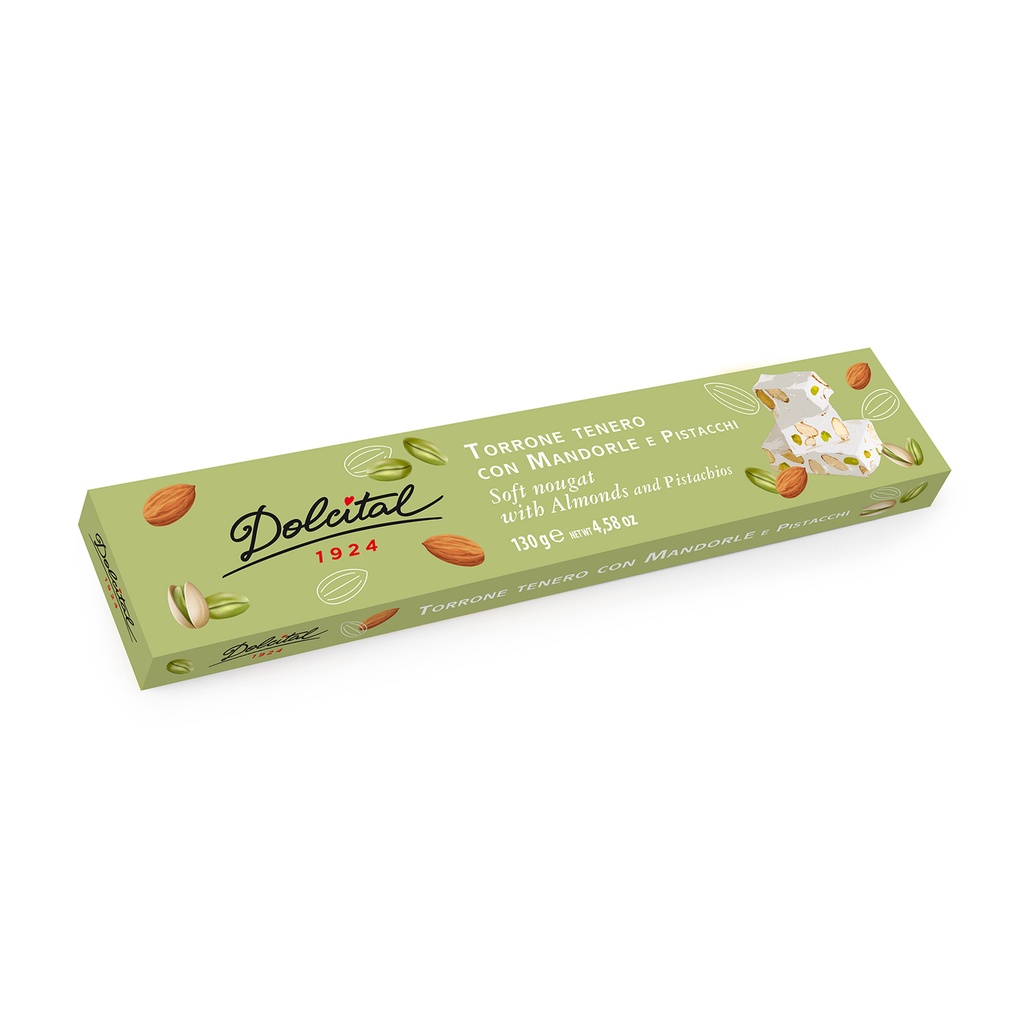 Dolcital - Torrone Mandorle Pistacchi 130 g     