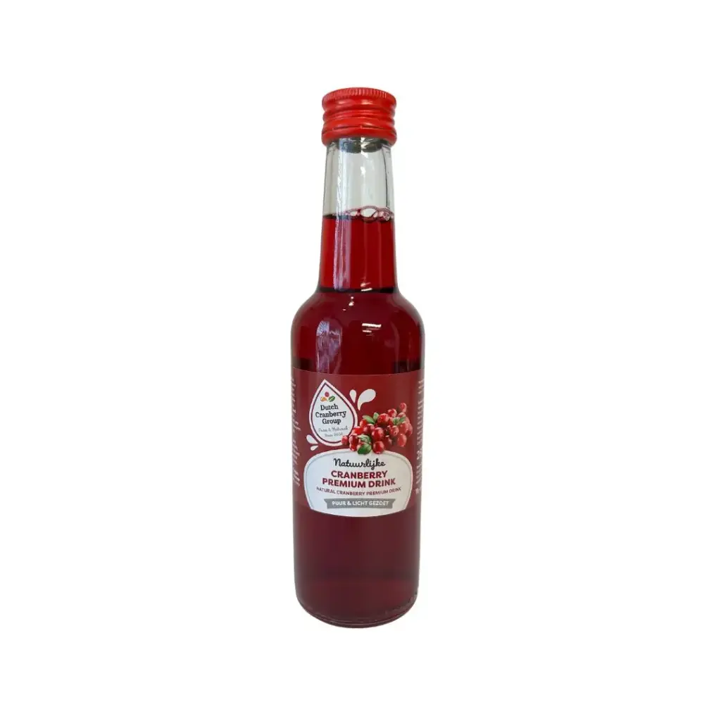Dutch Cranberry Group - Cranberrysap Lichtgezoet 250 ml     