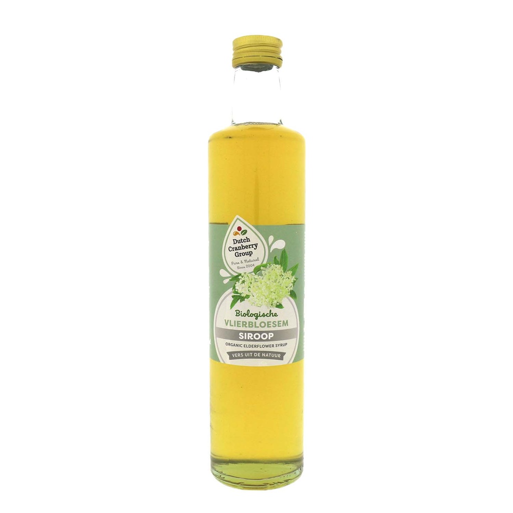 Dutch Cranberry Group - Vlierbloesemsiroop 500 ml BIO    