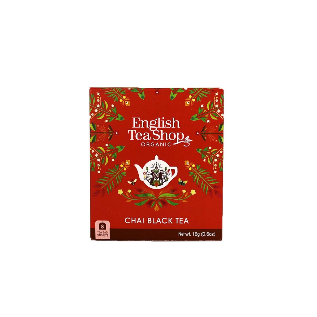 English Tea Shop - Chai Black Tea (8ct) BIO    