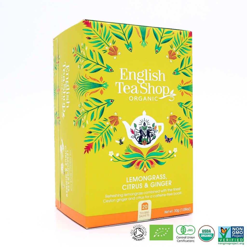 English Tea Shop - Lemongrass Citrus & Ginger20tb BIO    