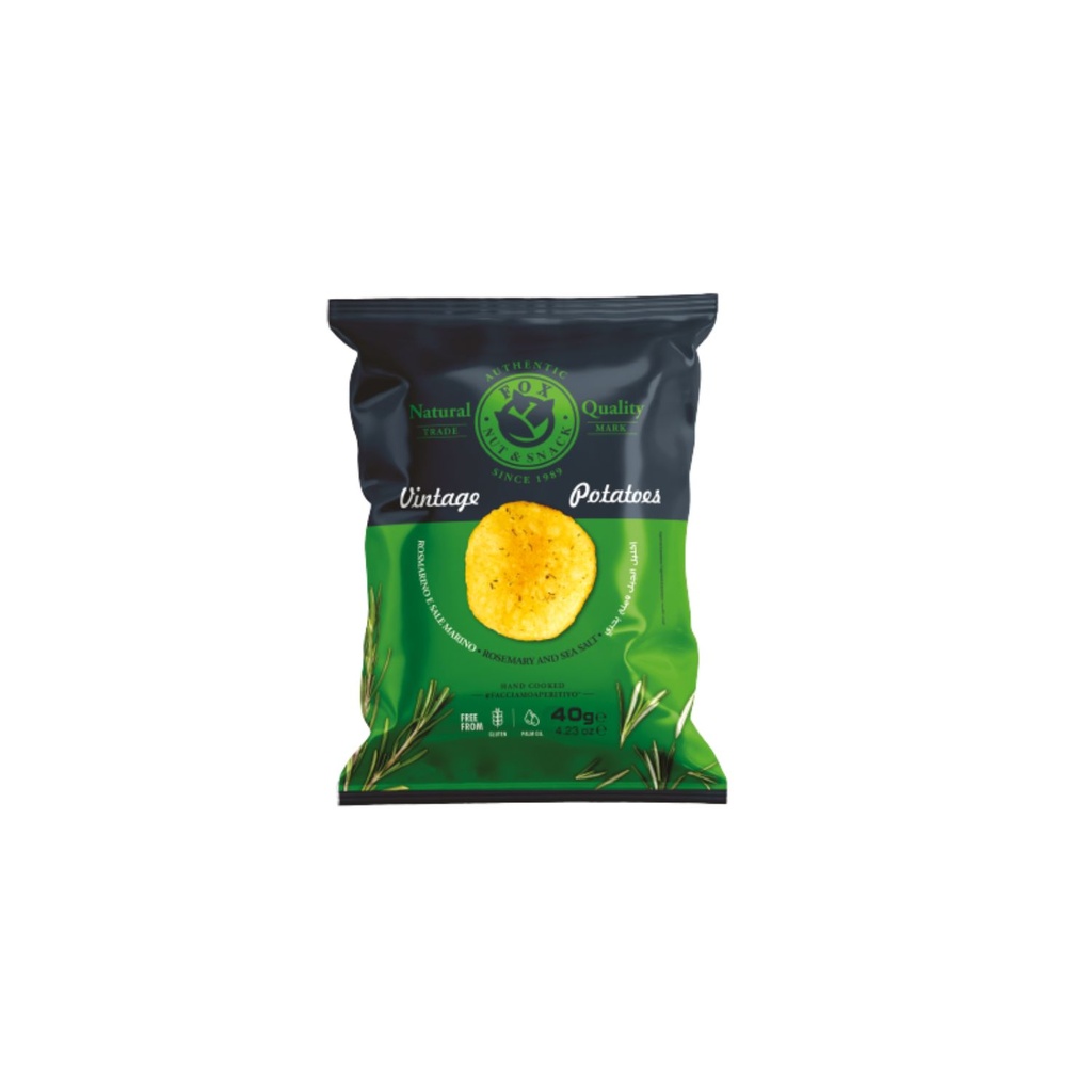 Fox Italia - Potatoes Chips Rosemary & Salt 40 g   