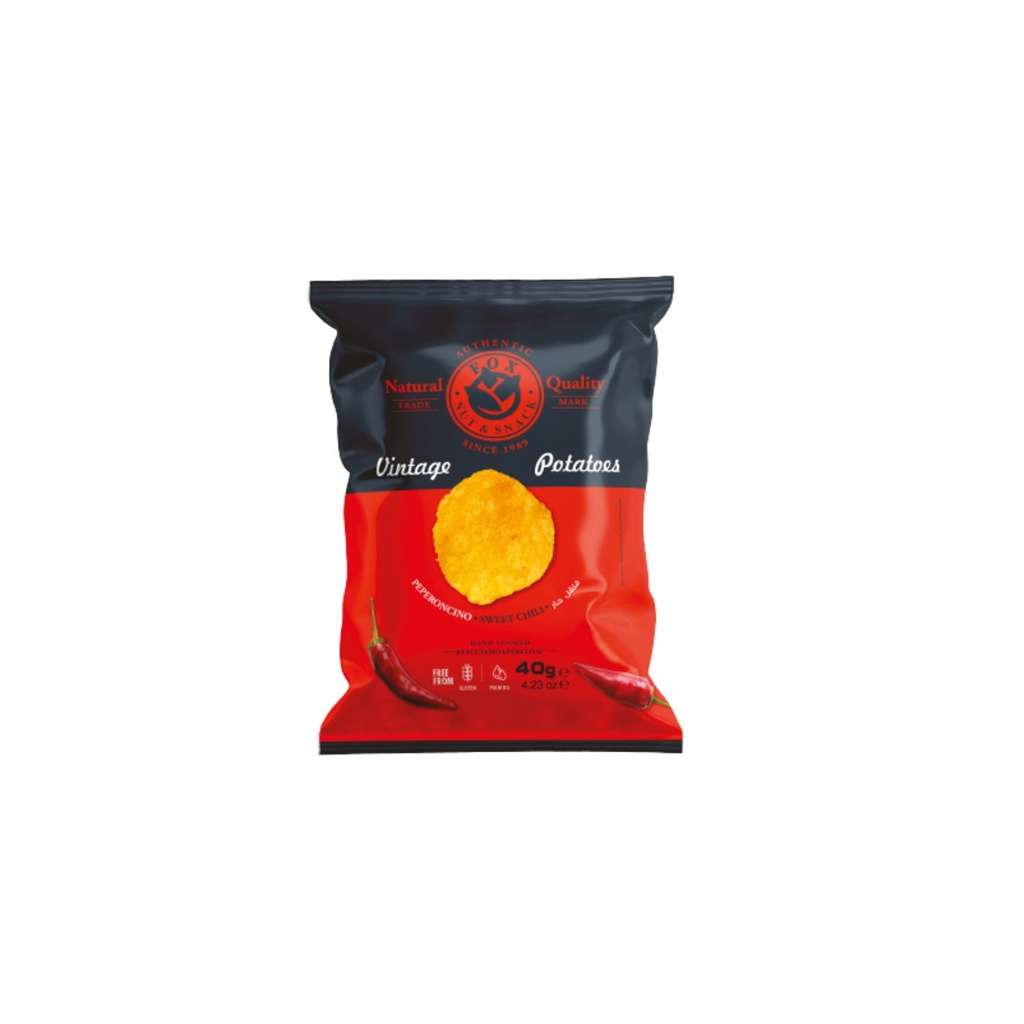 Fox Italia - Potatoes Chips Sweet Chili 40 g   