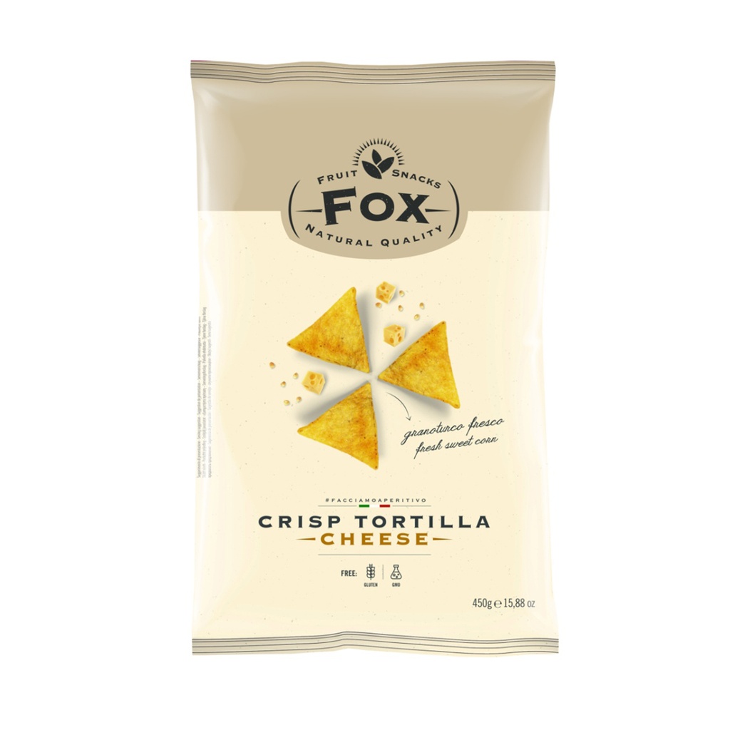 Fox Italia - Tortilla Chips Nacho Cheese 450 g   