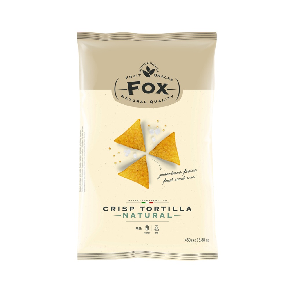 Fox Italia - Tortilla Chips Naturel 450 g   