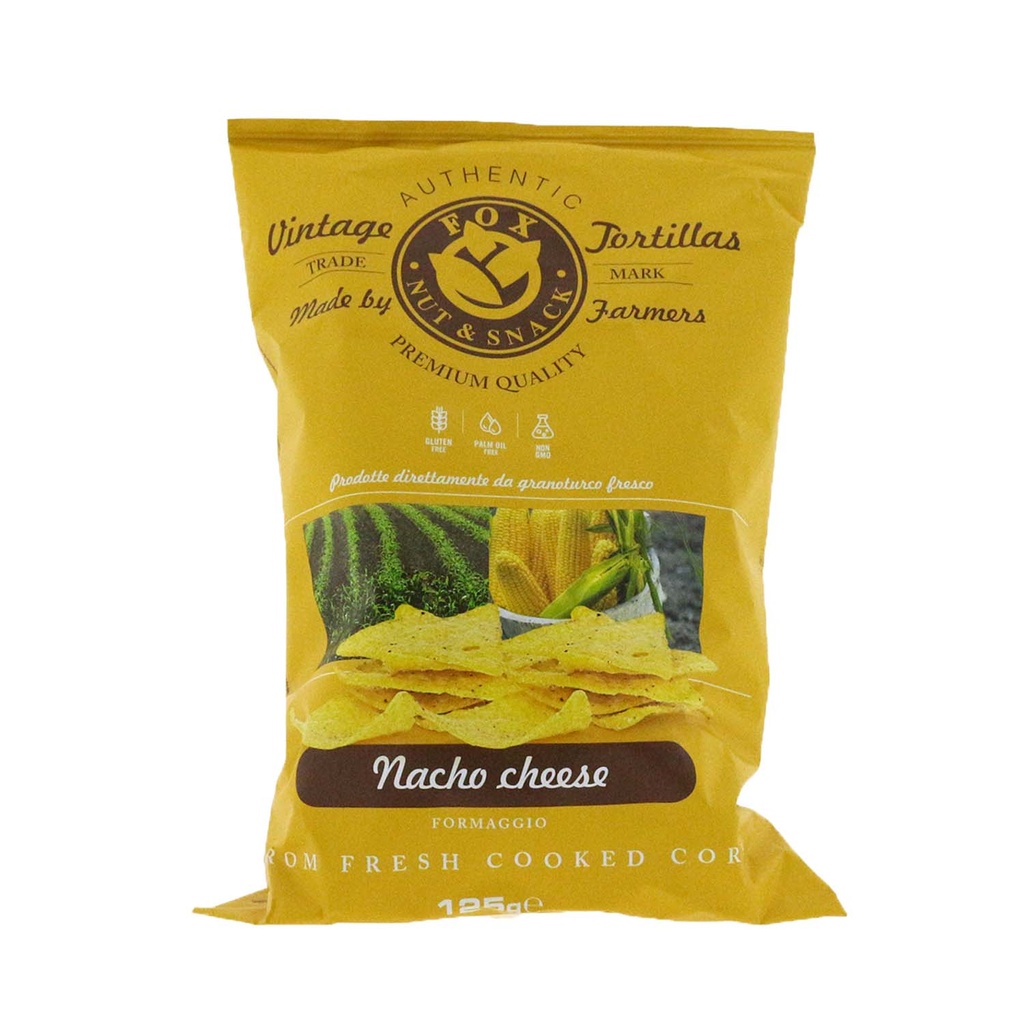 Fox Italia - Tortilla chips Nacho Cheese 125 g   