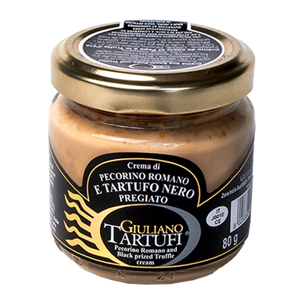 Giuliano Tartufi - Pecorino Crème Zwarte Truffel 80 g   