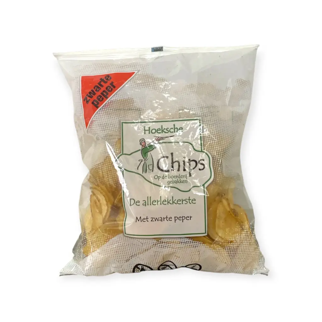 Hoeksche - Chips Zwarte peper 150g    