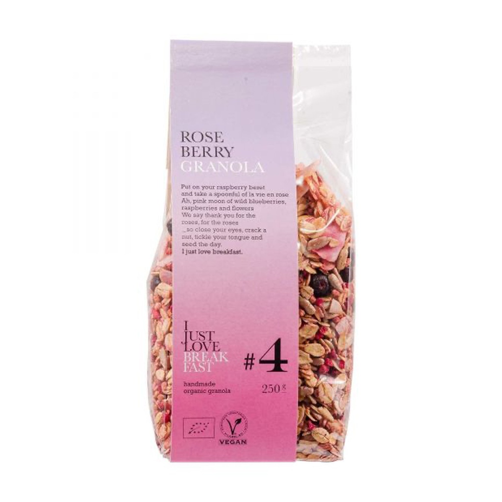 I Just Love Breakfast - Granola #4 Rose Berry 250 g BIO