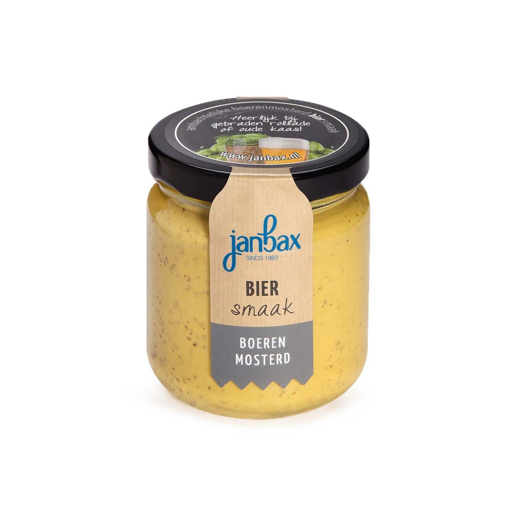 JanBax - biermosterd 180 gr      