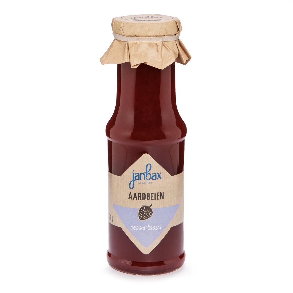 JanBax - dessertsaus aardbeien 270 g     