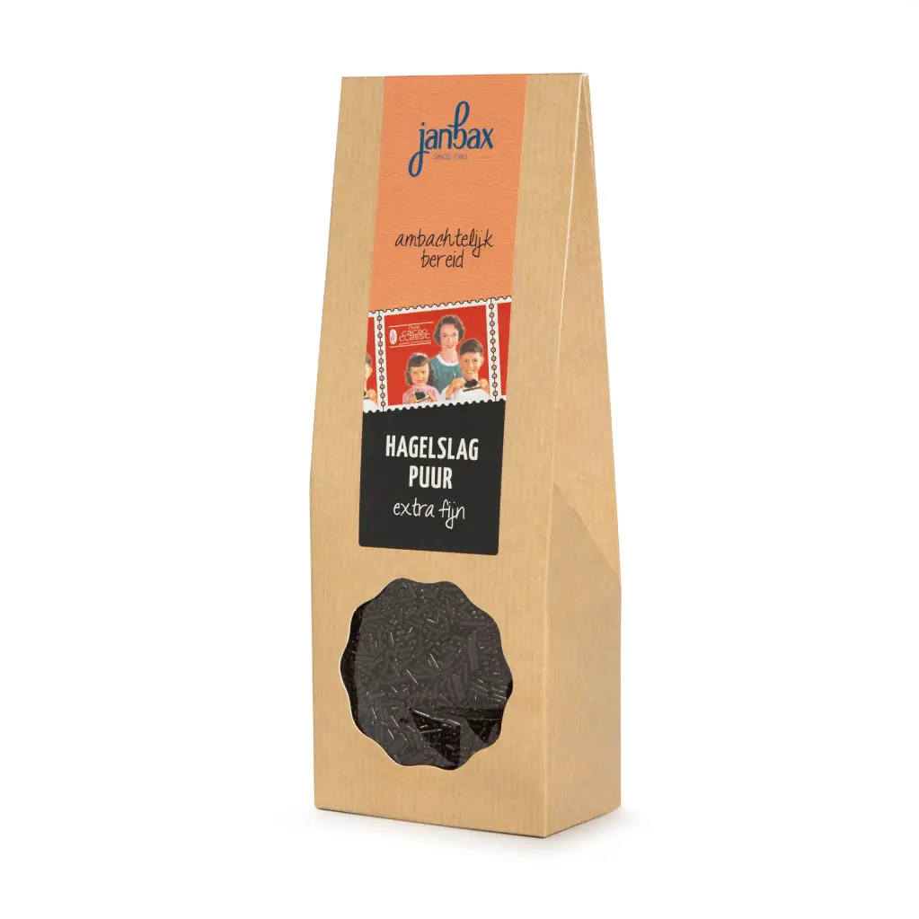 JanBax - hagelslag puur 150 gr     