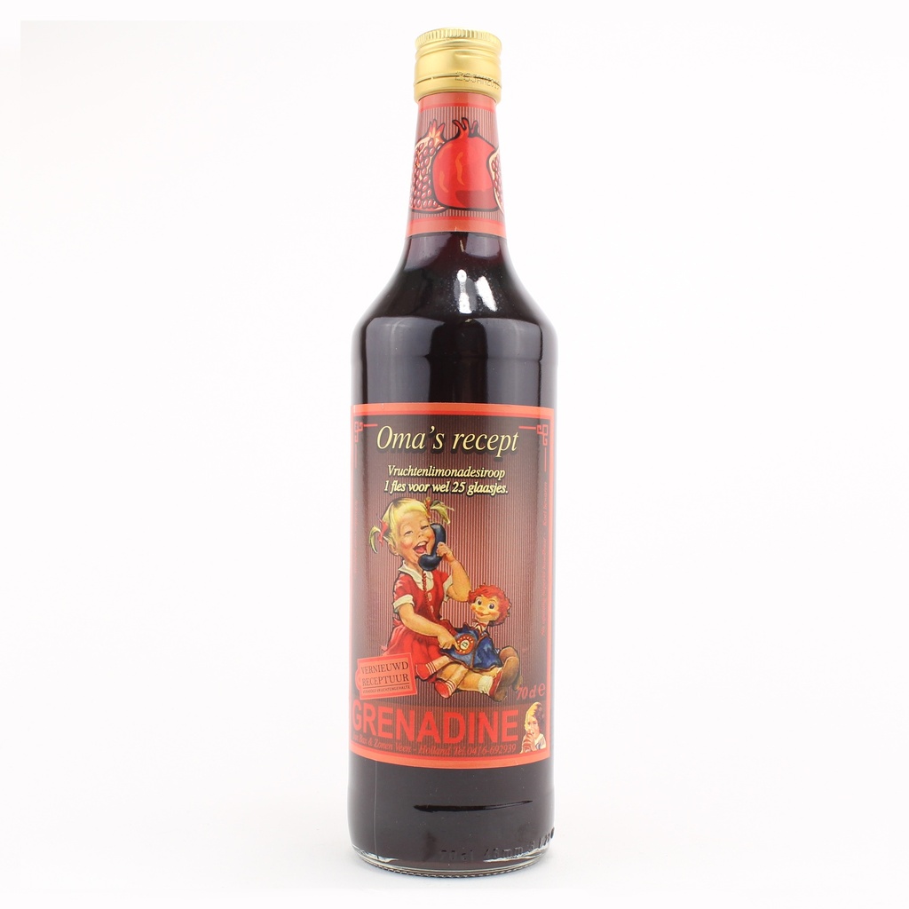 JanBax - oma`s limonade grenadine 70 cl    