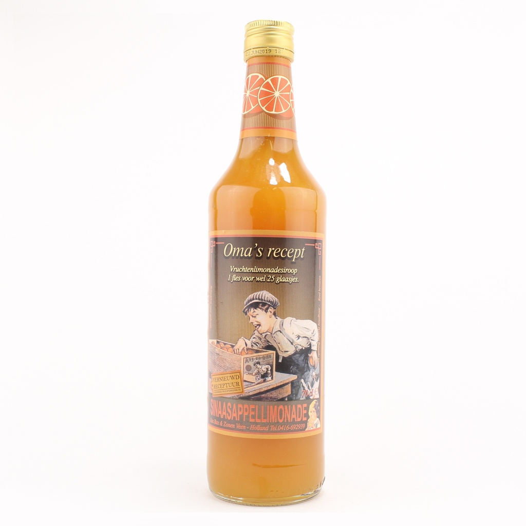 JanBax - oma`s limonade sinaasappel 70 cl    