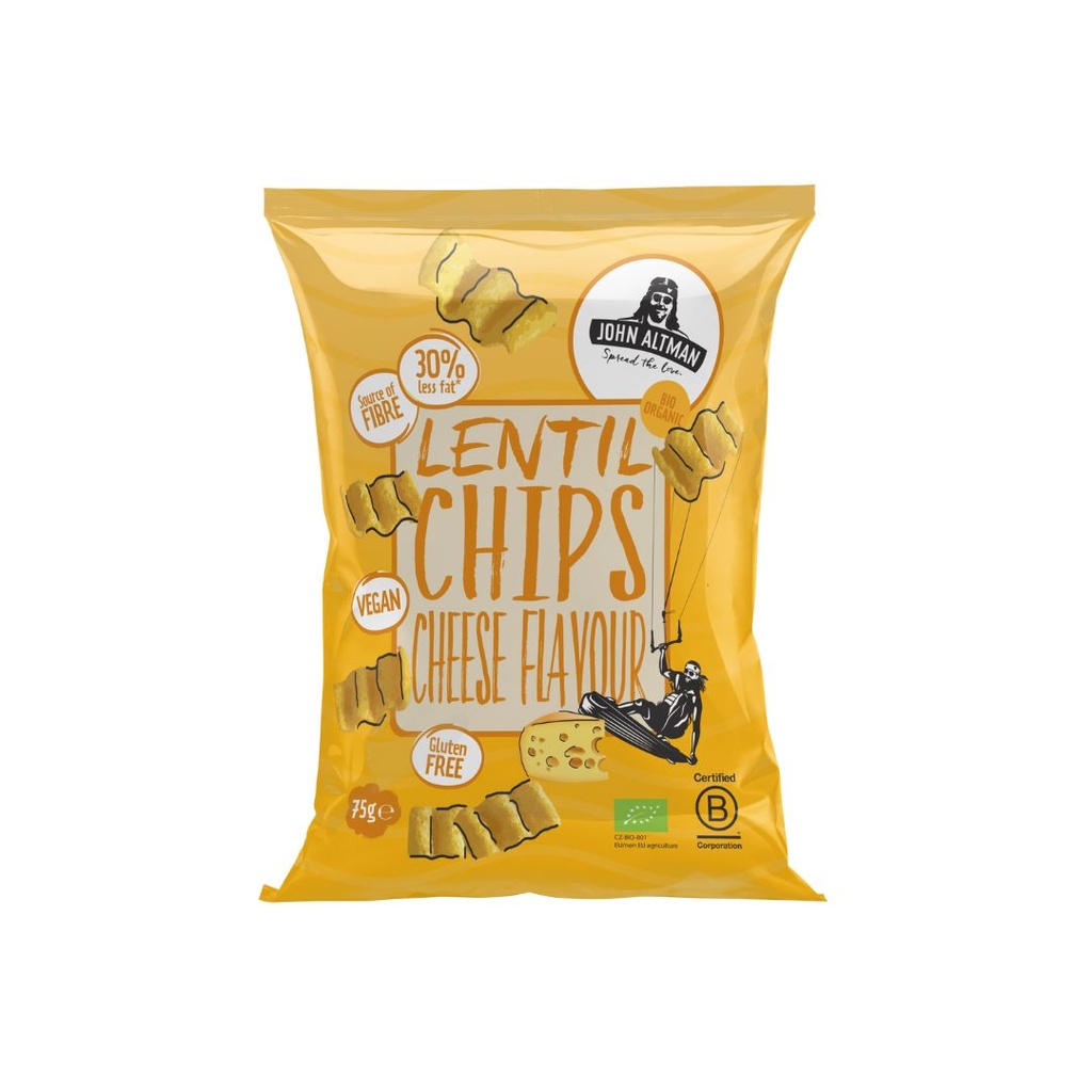 John Altman - Linzen Chips Kaas 75 g BIO