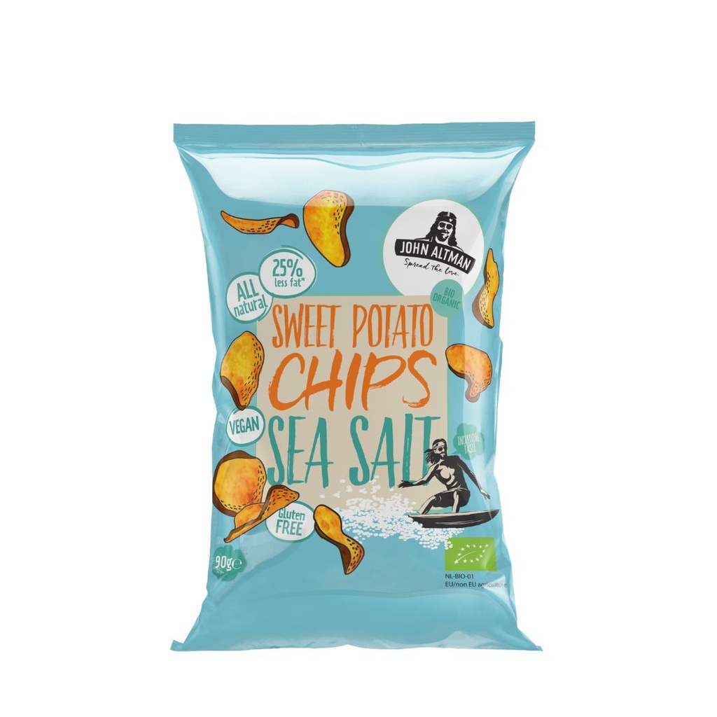 John Altman - Sweet potato chips sea salt 90g BIO  