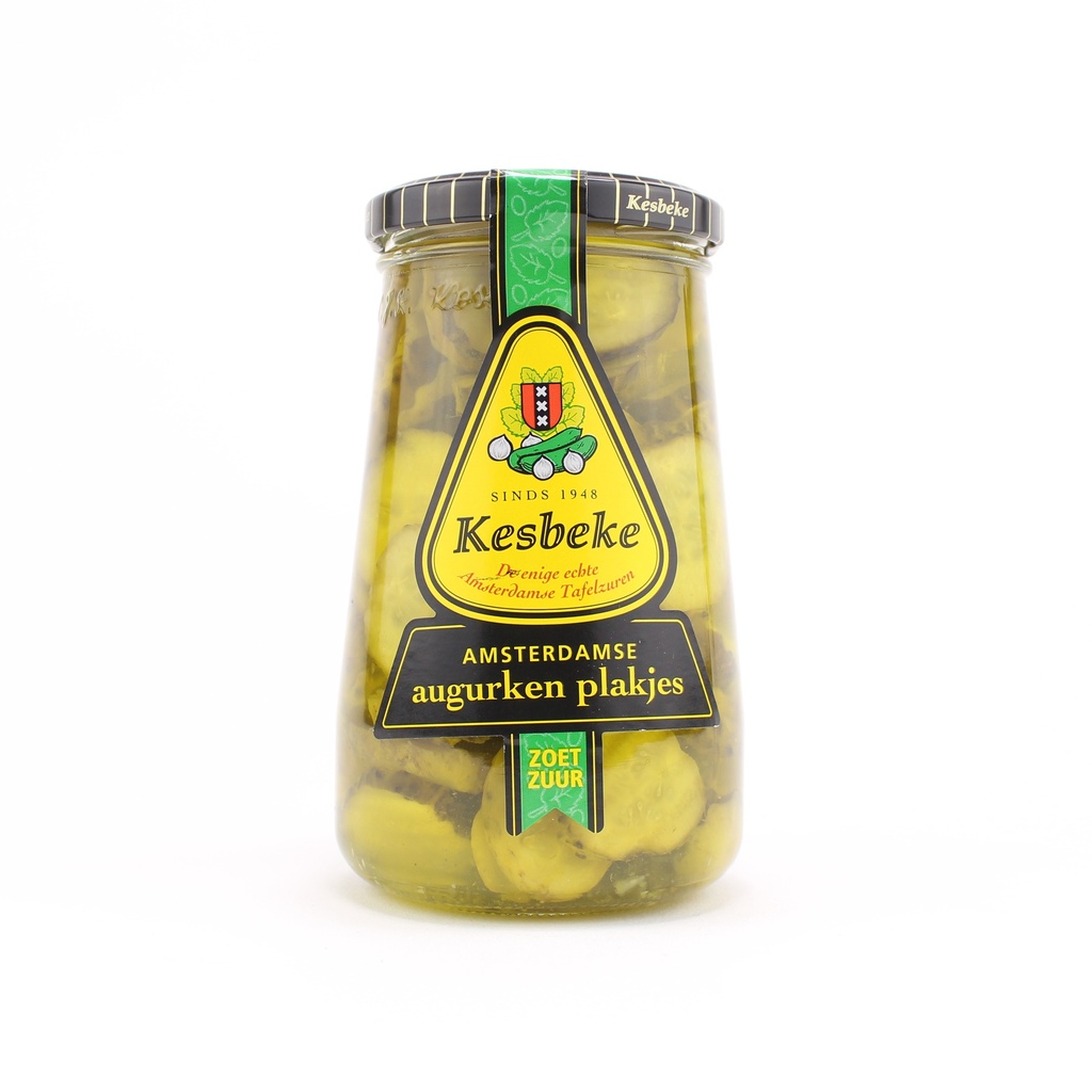 Kesbeke - Augurken Plakjes 370 ml     
