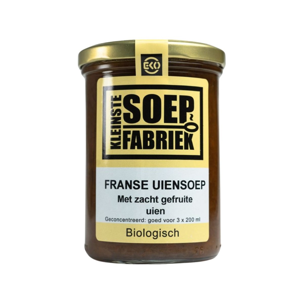Kleinstesoepfabriek - Franse uiensoep 400 ml BIO   