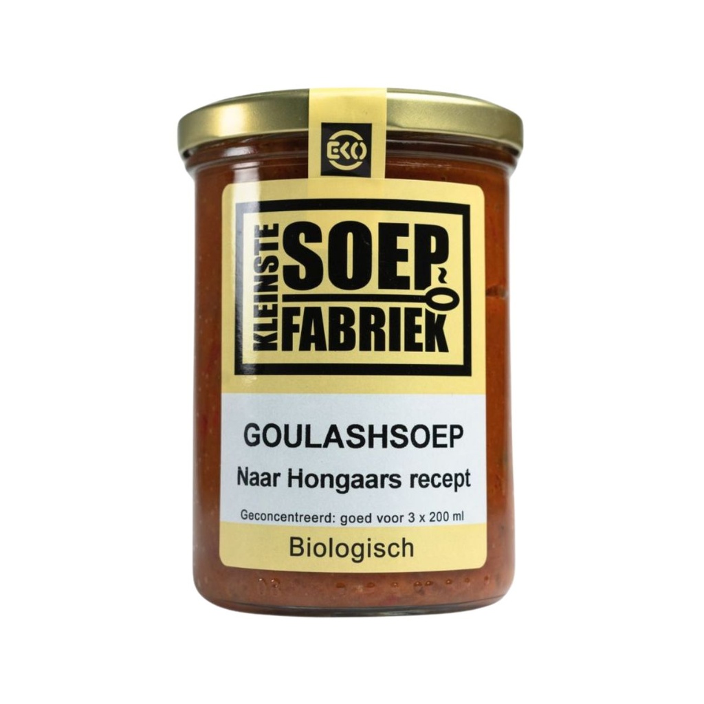 Kleinstesoepfabriek - Goulashsoep 400 ml BIO     